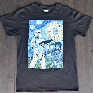 Star Wars Stormy Night Mens Tee Size M